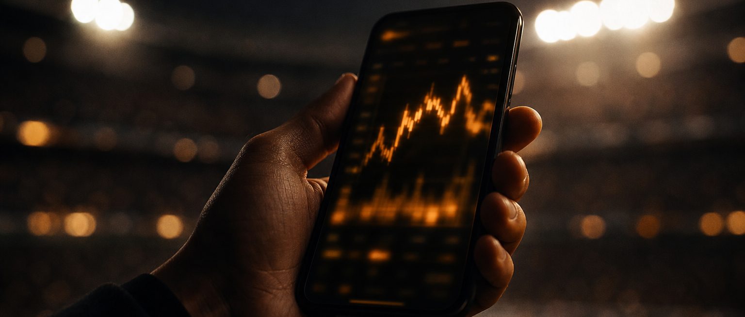 Wett-App auf dem Smartphone
